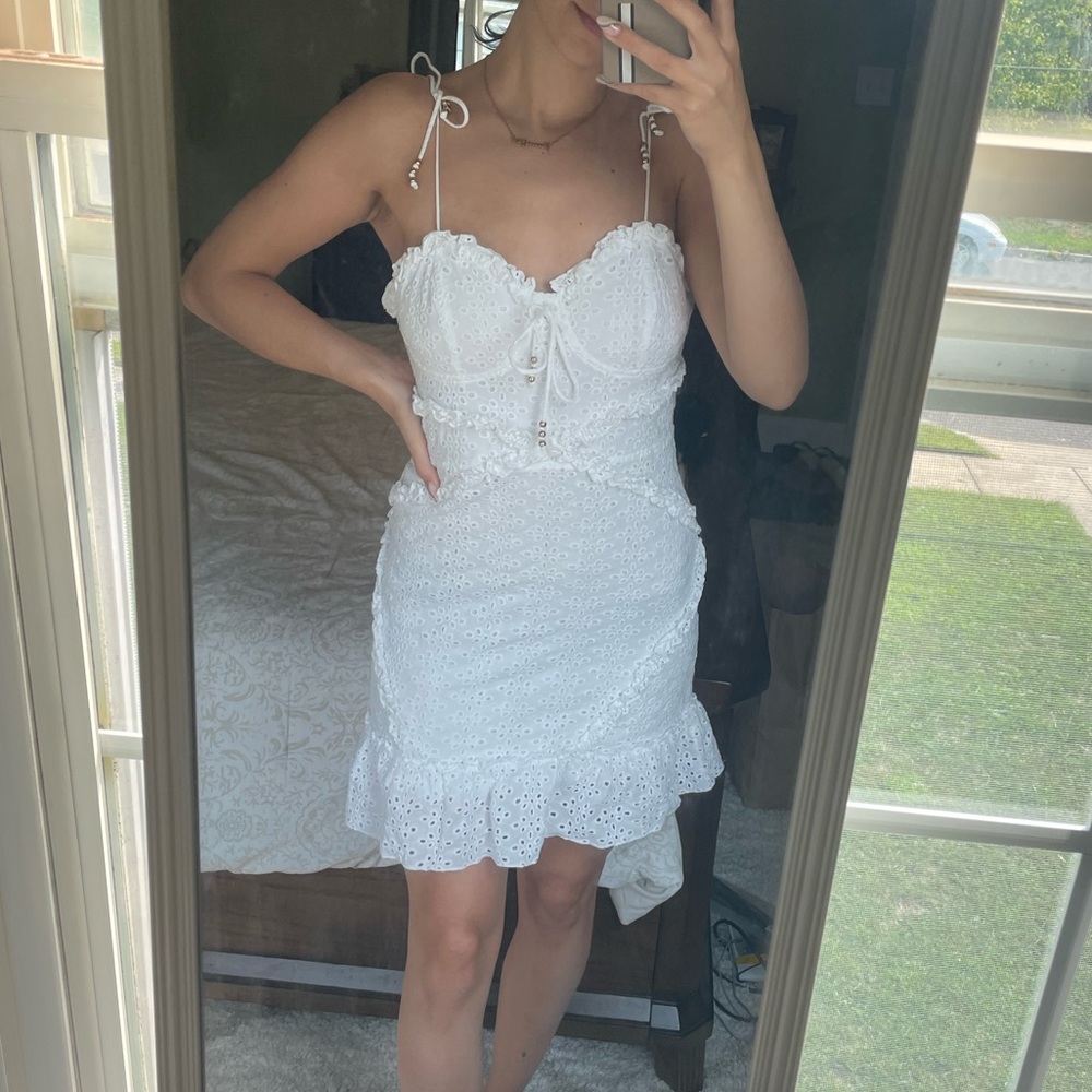 White Lace Dress